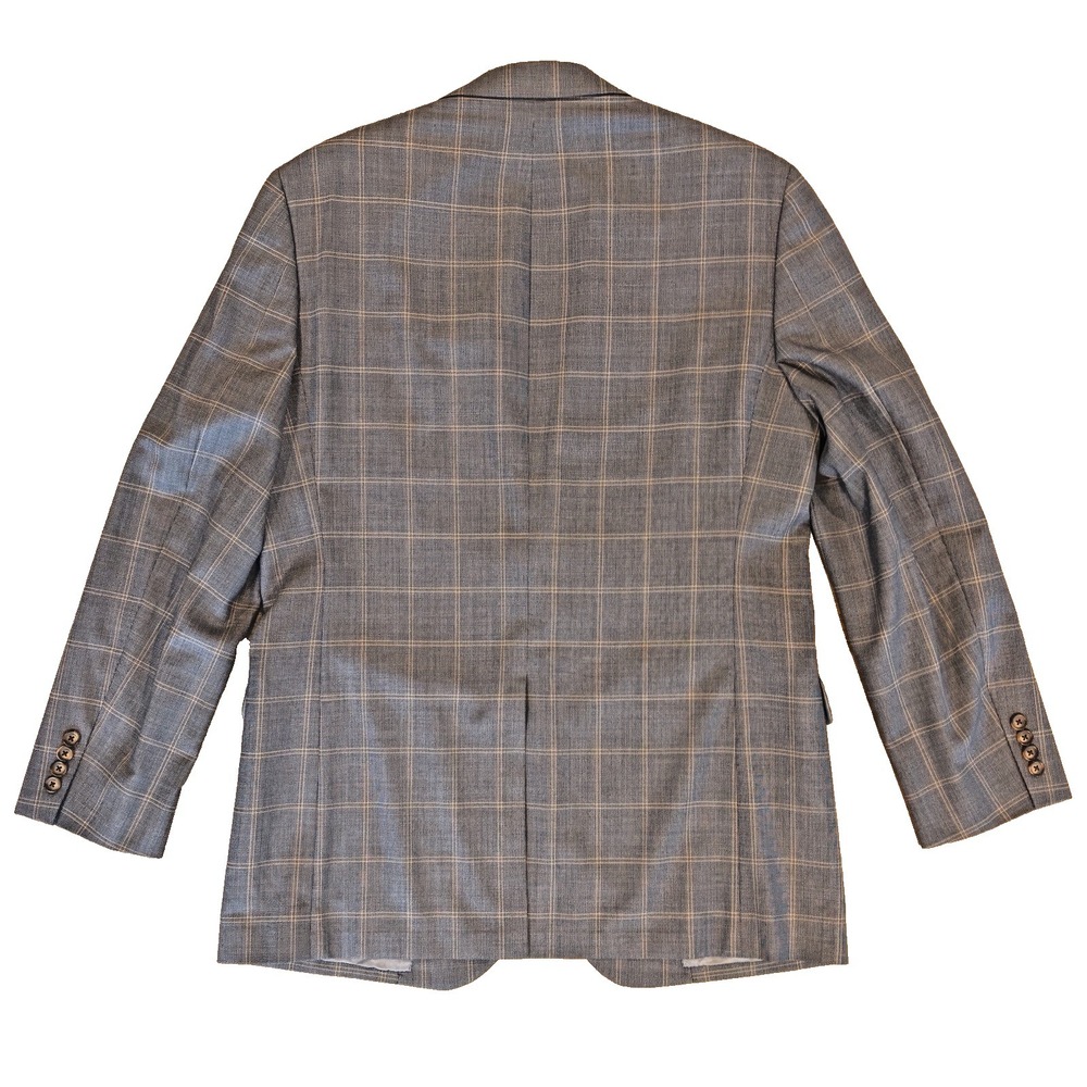 Brooks Brothers BrooksCool Madison Fit 42L Sport Coat Windowpane Gray Summer - Picture 2 of 16